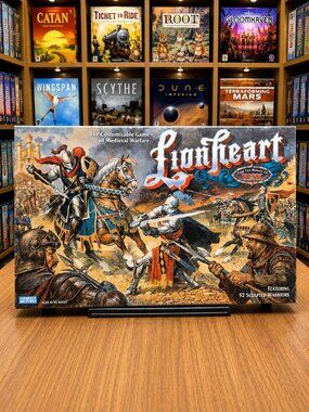 1997 Lionheart Medieval Strategy Board Game Parker Brothers Complete